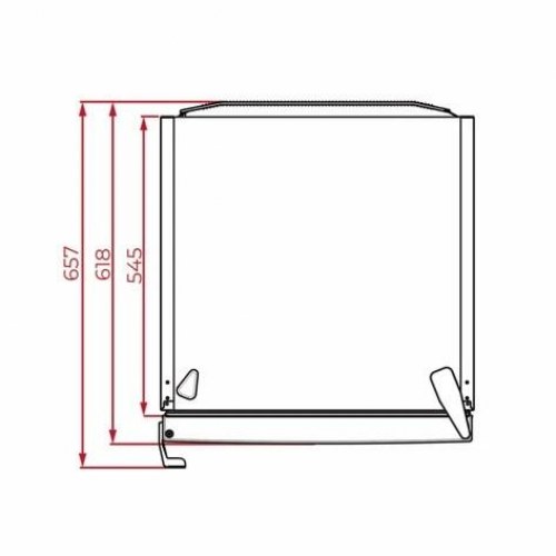 Fritstående køleskab TEKA RSL 75640 SS – 362 l, E, rustfrit stål