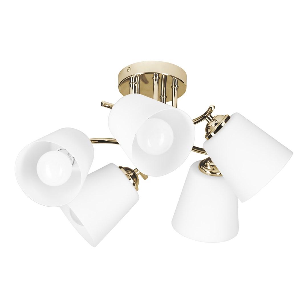Loftlampe Activejet EMILY 5-lys - guld, E27