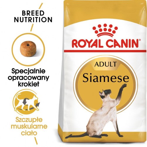 Kattemad tørfoder Royal Canin Siamese Adult 2 kg