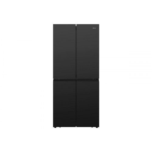 Fritstående køleskab med franske døre – Hisense RQ563N4GB1, 454 l, F, sort
