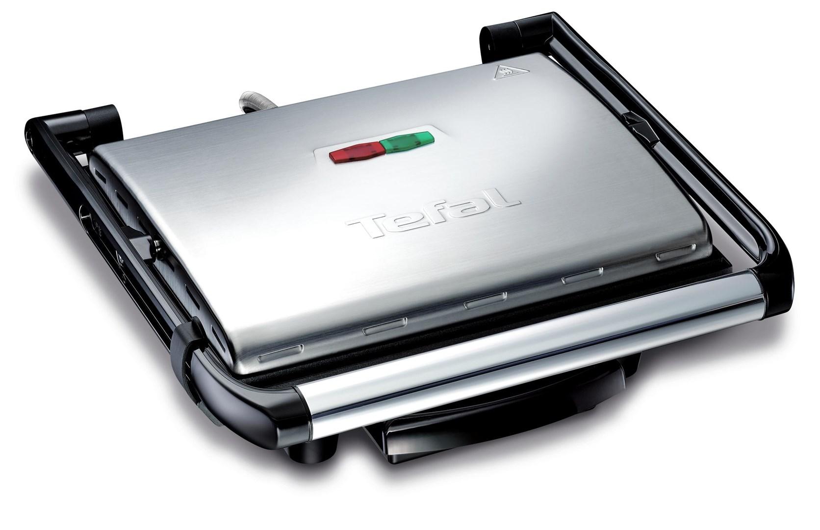 Elgrill Tefal GC241D kontaktgrill sort/sølv, 2.000 W