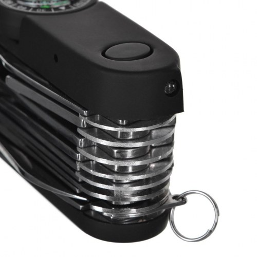 Multiværktøj lommekniv AZYMUT Tatron – 25 funktioner + bæltetaske