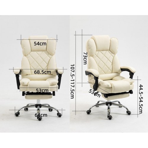 Kontorstol Activejet YK7416 - beige