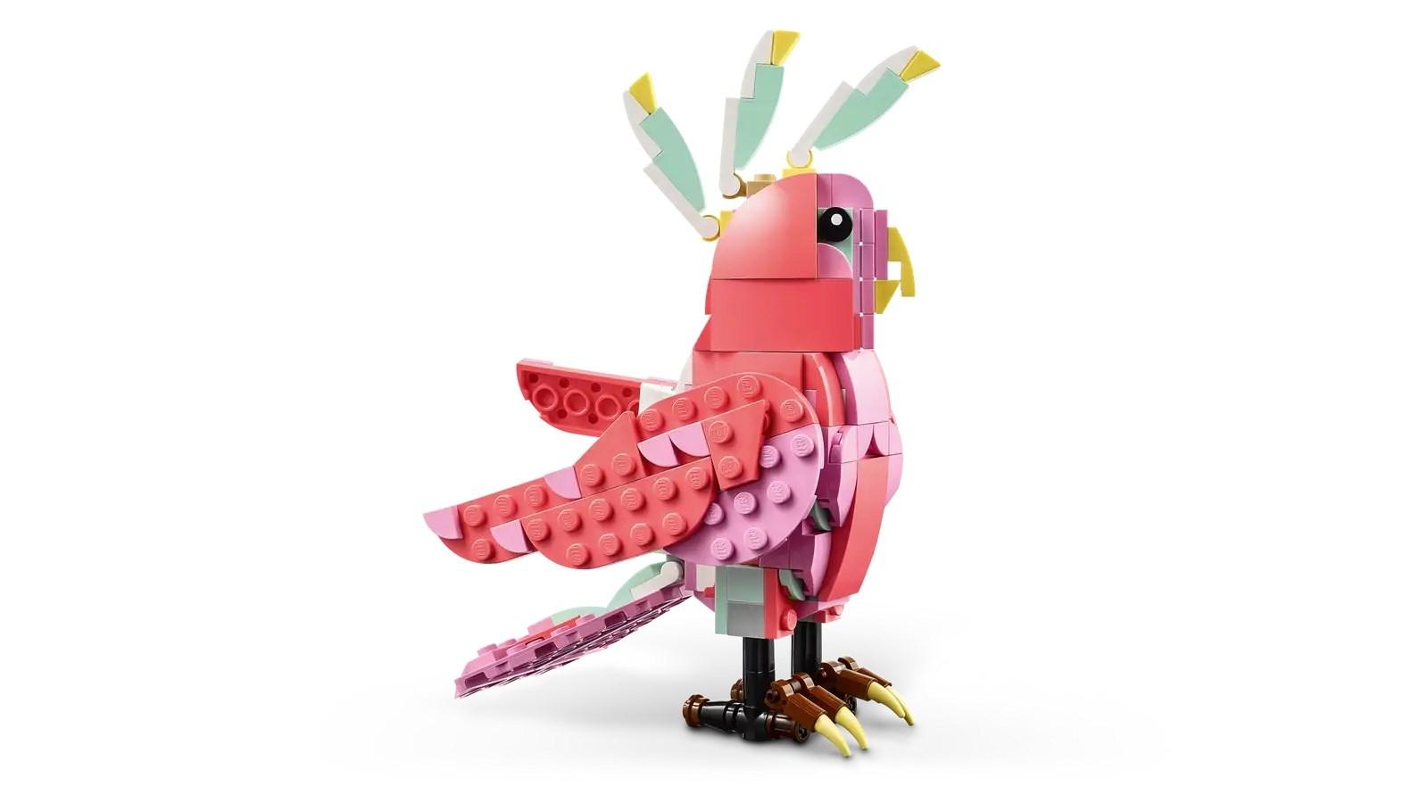 LEGO byggelegetøj Creator 31170 – Vilde dyr: Pink flamingo