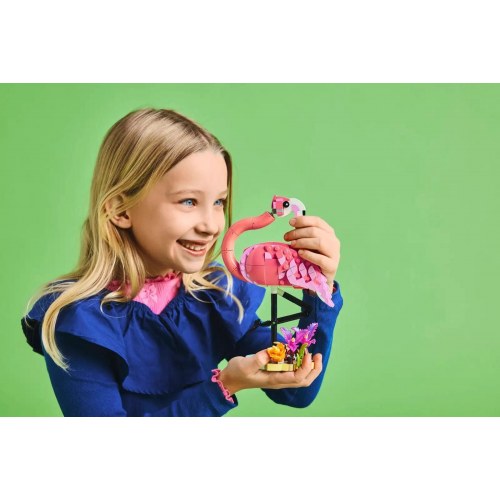 LEGO byggelegetøj Creator 31170 – Vilde dyr: Pink flamingo