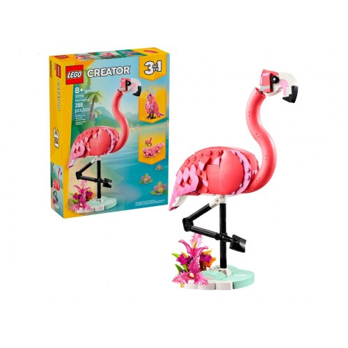 LEGO byggelegetøj Creator 31170 – Vilde dyr: Pink flamingo