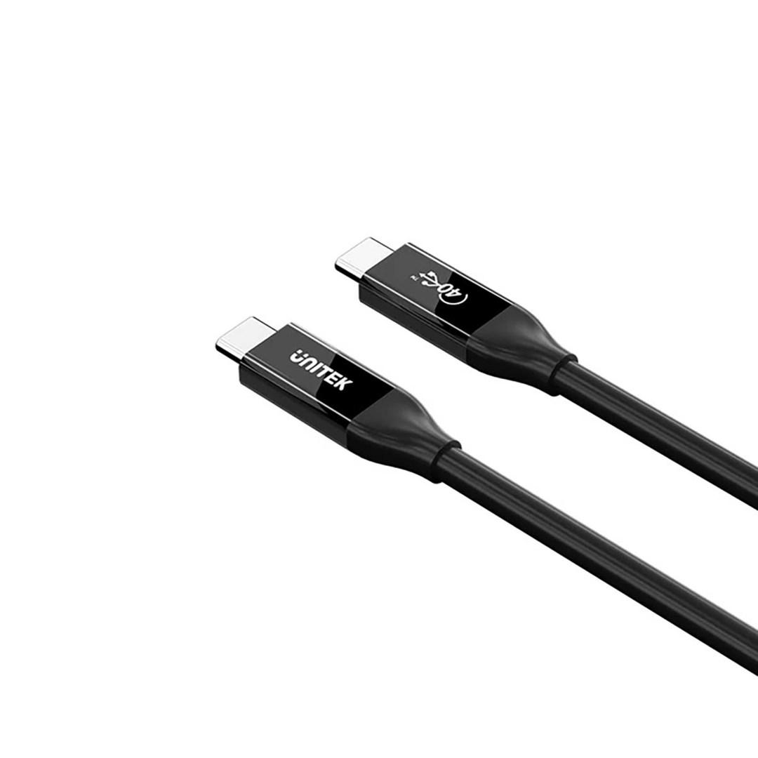 USB-C kabel 2 m – UNITEK 4.0, PD 100 W, 40 Gbit/s, 8K