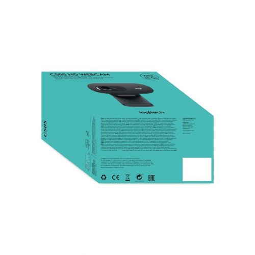 Webcam Logitech C505 HD – 720p USB med lang kabel