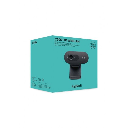 Webcam Logitech C505 HD – 720p USB med lang kabel