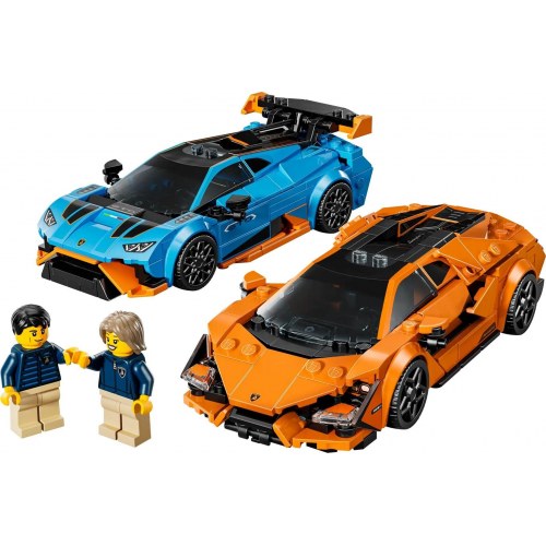 LEGO Speed Champions 77238 – Lamborghini Revuelto & Huracán STO byggesæt