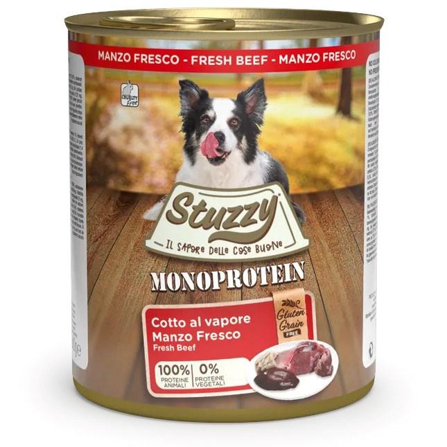 Hundefoder vådfoder Stuzzy Monoprotein oksekød 800 g