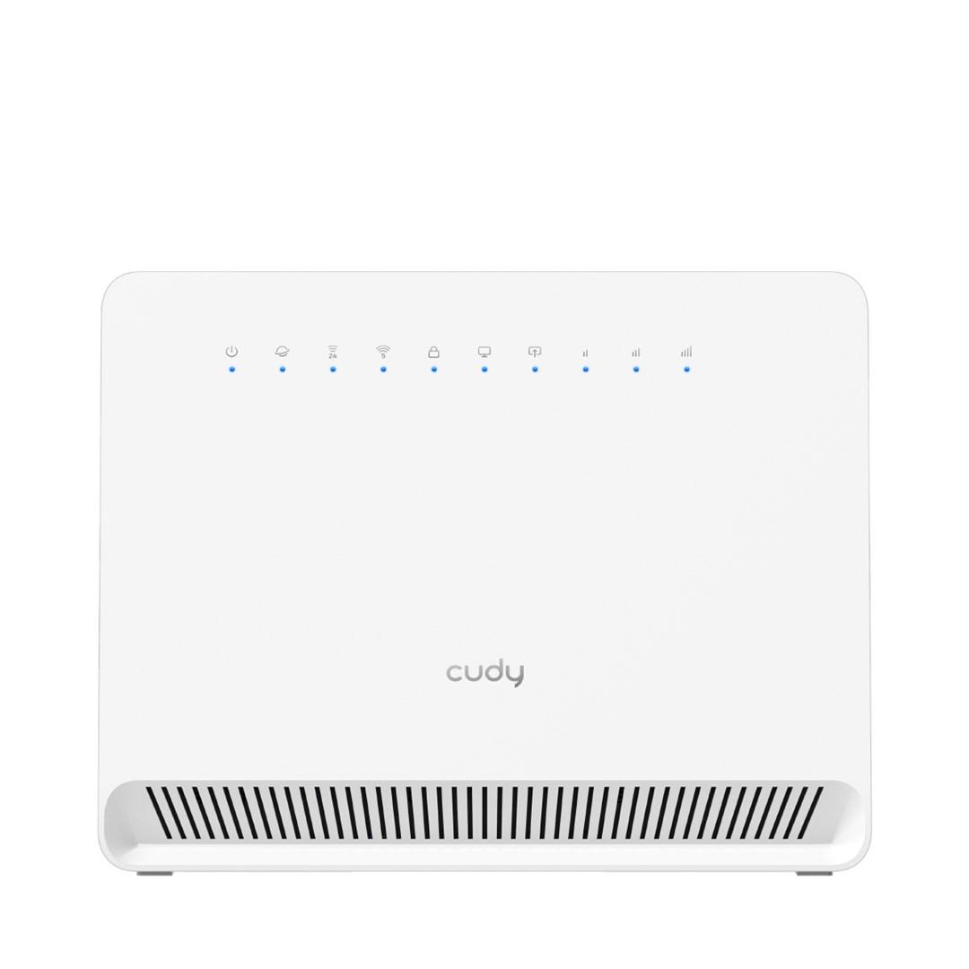 Trådløs router Cudy LT500E – Dual-band Wi‑Fi 5, 4G, Fast Ethernet, hvid billede