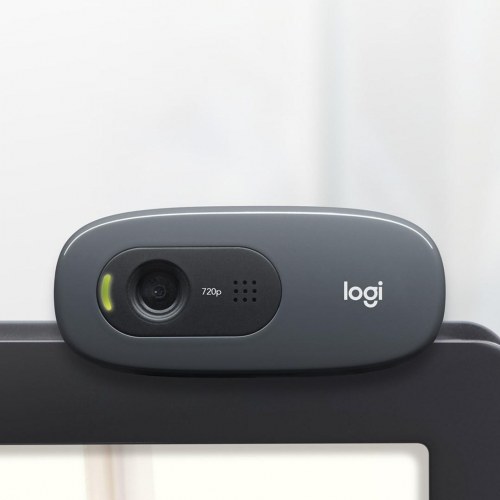 Webcam Logitech C270 HD – mørkegrå, USB
