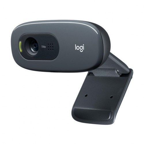 Webcam Logitech C270 HD – mørkegrå, USB