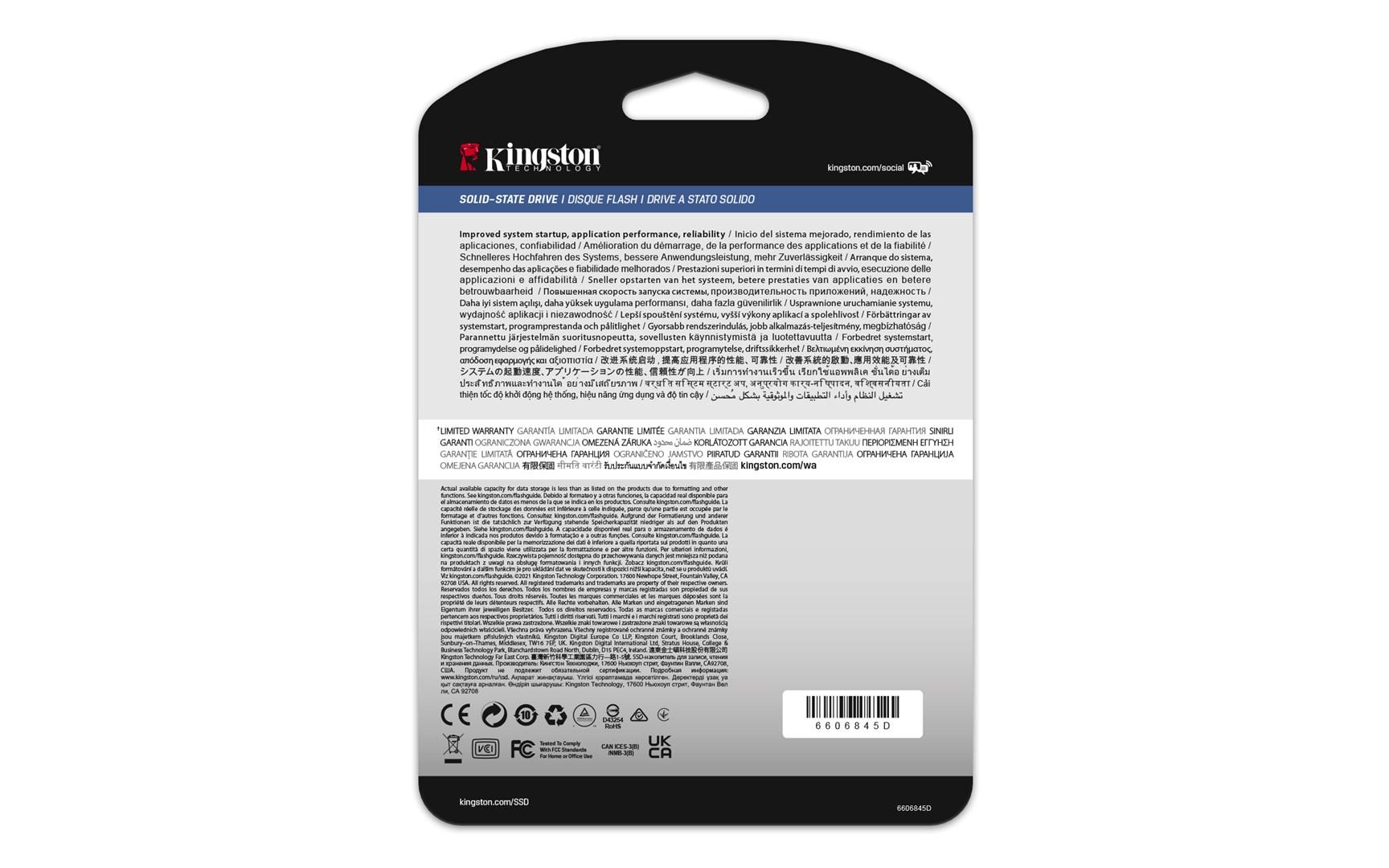 SSD 2,5" Kingston Technology DC600M 960 GB SATA til enterprise billede