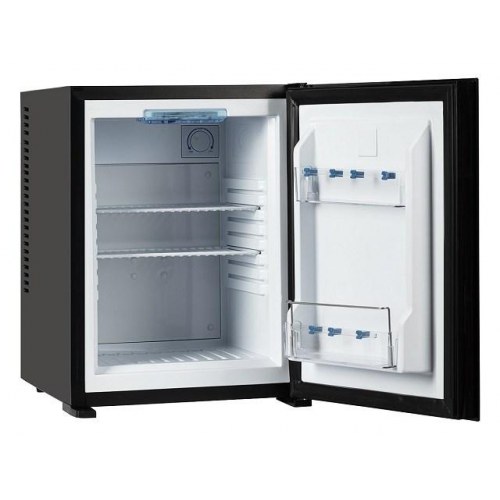Minikøleskab – MPM MPM-30-MBS-06/L, fritstående, sort glasfront, 33 l