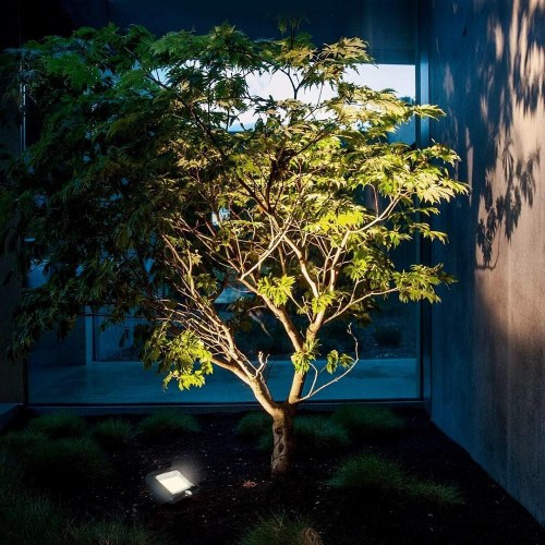 Solcelle projektør med sensor – Maclean MCE438, 5 W, 400 lm, 6000 K, IP44