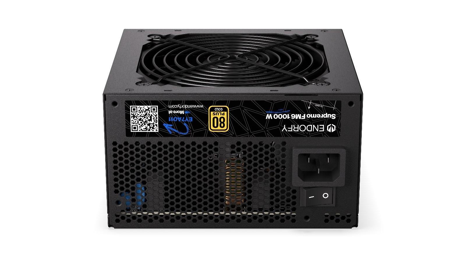 Strømforsyning ENDORFY Supremo FM6 1000W - sort billede