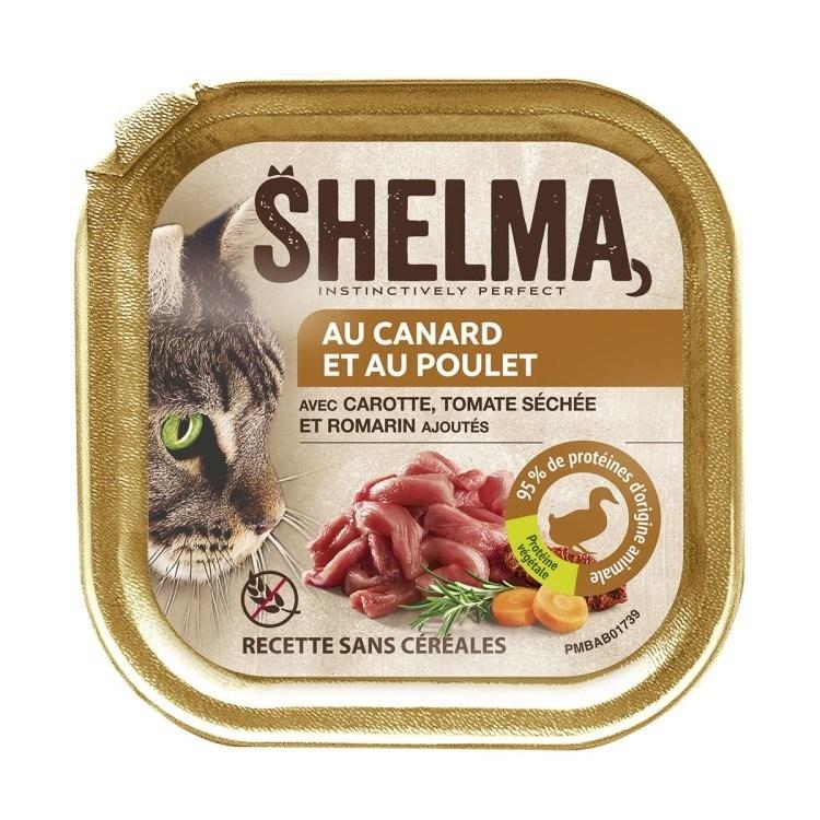 Kattemad vådfoder SHELMA and & kylling paté – 100 g