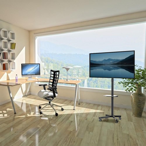 TV-vogn på hjul Maclean MC-949 – 32-55", VESA op til 400×400, max 25 kg