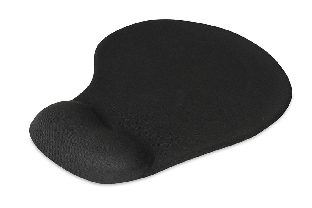 Musemåtte med håndledsstøtte - iBox Gel Pad, sort billede