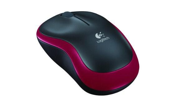 Trådløs mus Logitech M185 - rød billede