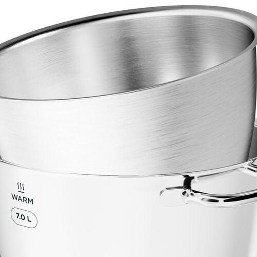 Køkkenmaskine Kenwood Titanium Chef Patissier XL KWL90.004SI – 7 l, 1.400 W, sølv, indbyggede vægte