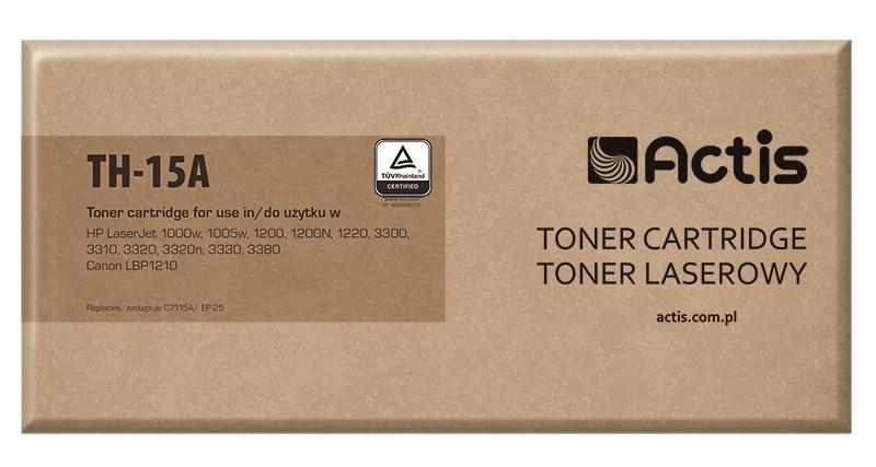 Tonerpatron Actis TH-15A – sort, standard, 2.500 sider (erstatter HP 15A C7115A / Canon EP-25)
