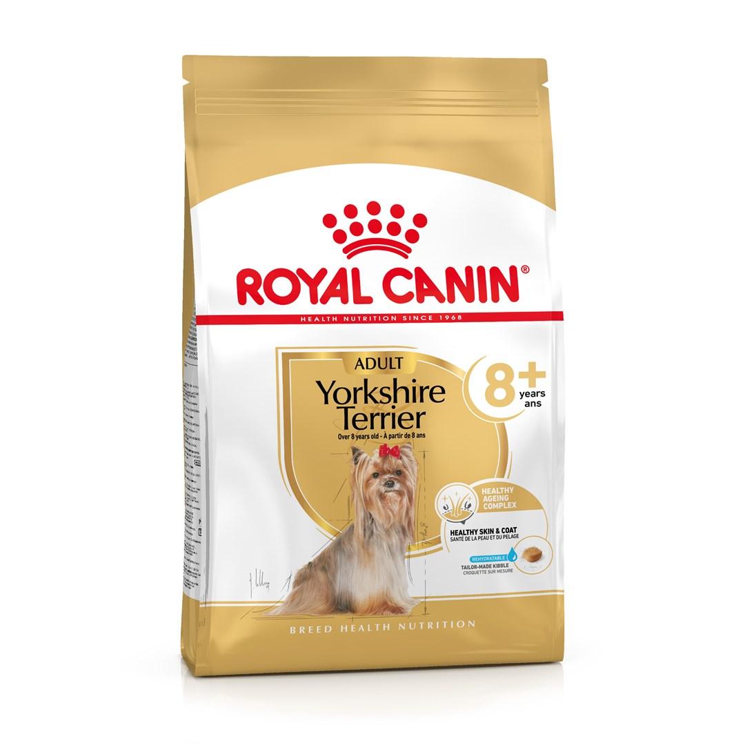 Hundefoder tørfoder Royal Canin Yorkshire Terrier 8+ 1,5 kg - fjerkræ