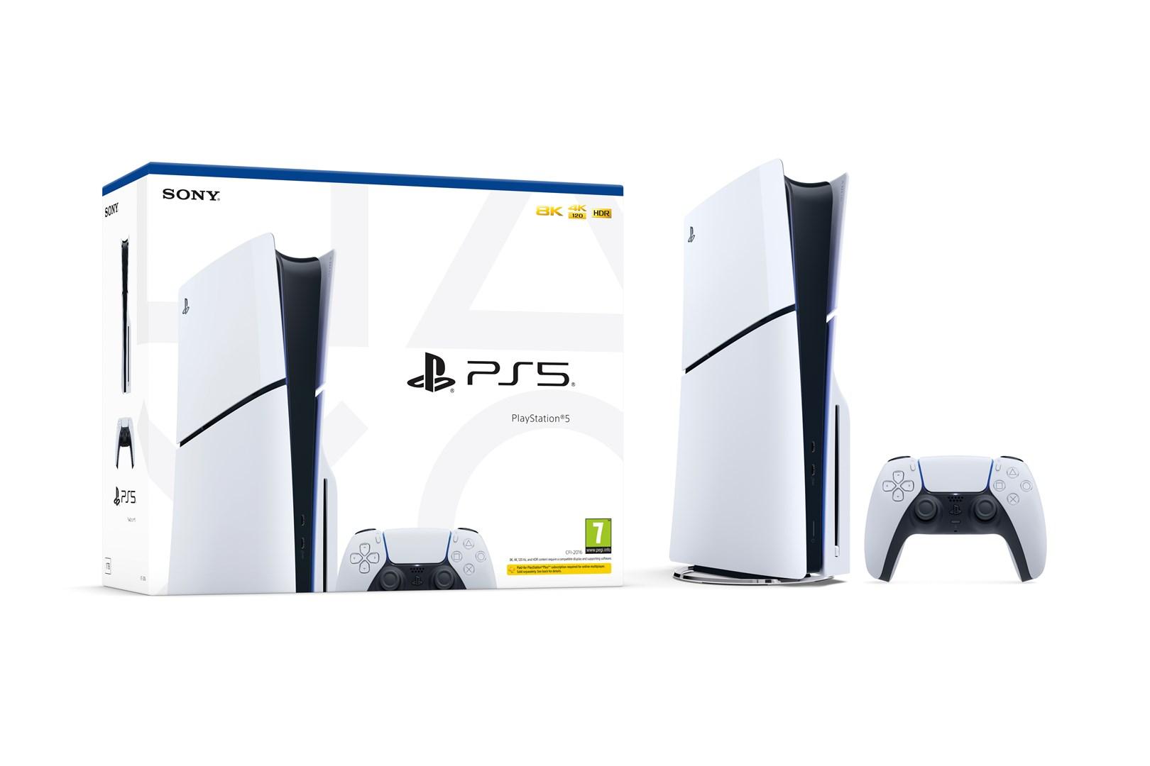 Spillekonsol Sony PlayStation 5 Slim med diskdrev (1,02 TB)