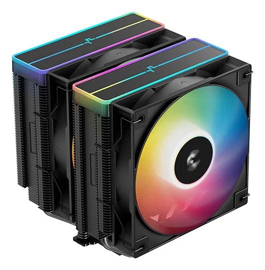 CPU køler DeepCool AG620 BK ARGB V2 - 120 mm, sort billede
