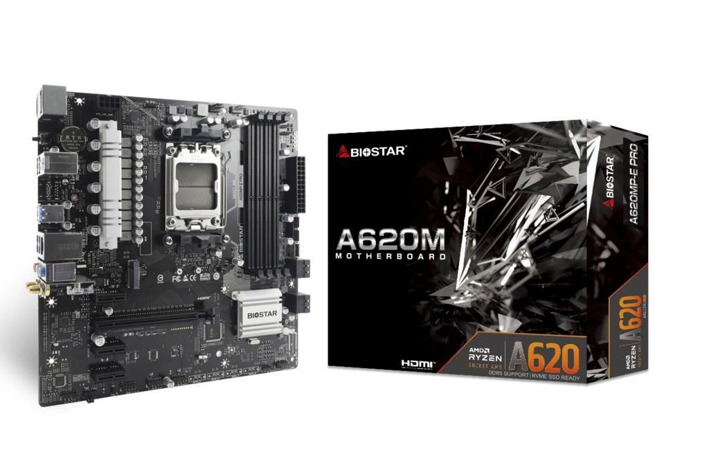 Biostar A620MP-E PRO - Socket AM5 - motherboard Bundkort - GEEKD.dk