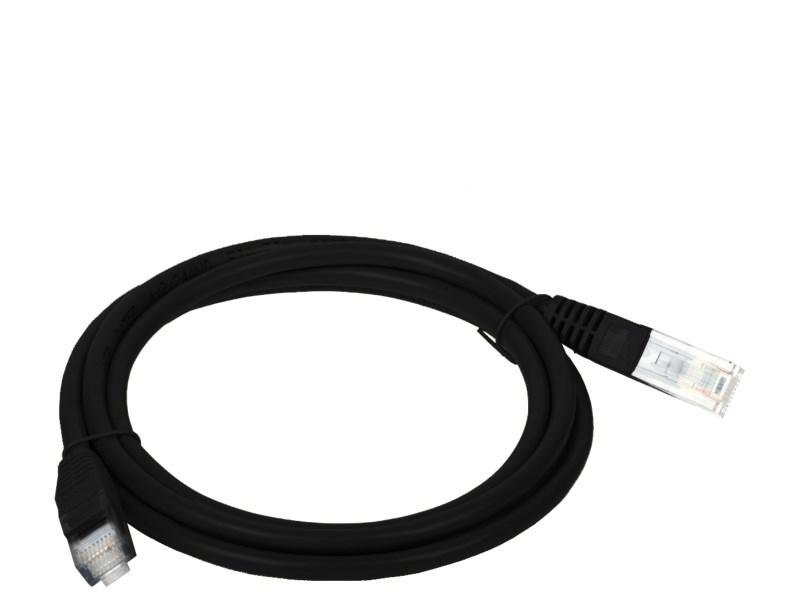 Netværkskabel Cat5e 5 m - Alantec U/UTP, RJ-45, sort billede