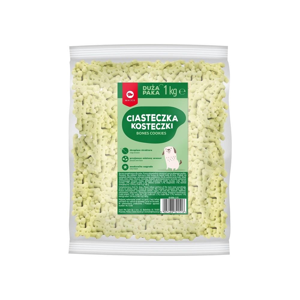 Hundegodbidder MACED – mint-benekiks til hvalpe, 1 kg