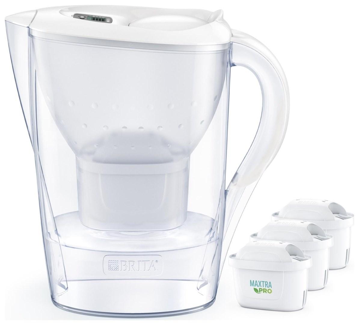 Vandfilterkande BRITA Marella med 3 Maxtra Pro PP-filtre, 2,4 l billede