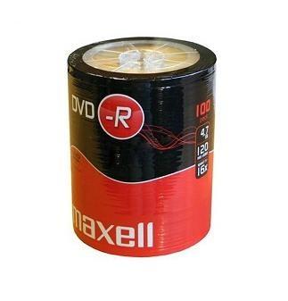 DVD skiver – Maxell DVD+R 4,7 GB 100‑pak