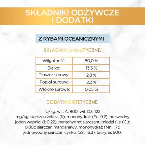 Vådfoder til kat – Purina Gourmet Gold Succulent Delights Ocean Fish, 85 g