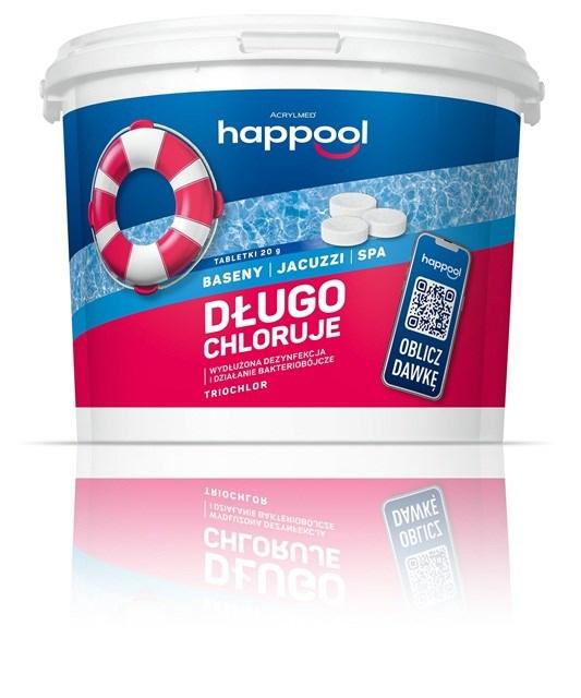 Klor-tabletter langsom frigivelse Acrylmed TRIOCHLOR, 20 g - 3 kg