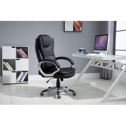 Kontorstol med massage og varme – Activejet YK7304, sort