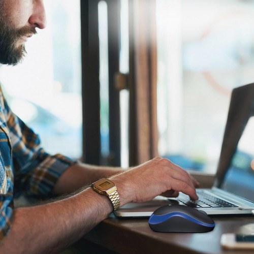 Trådløs mus Logitech M185 – blå