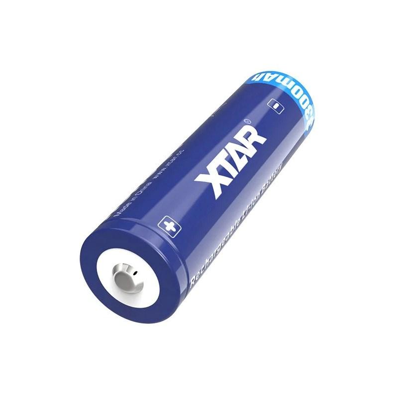 Genopladeligt batteri 18650 XTAR 3,6 V Li‑ion 3300 mAh med beskyttelse billede
