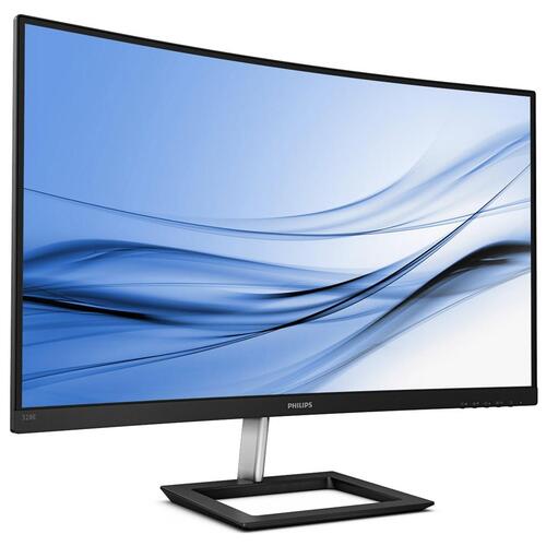 Skærm 32" Philips E Line 4K UHD buet VA (328E1CA), sort