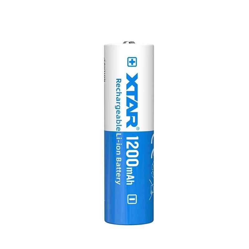 Genopladeligt batteri XTAR 16340/CR123A 3,6 V Li-ion 1200 mAh med beskyttelse