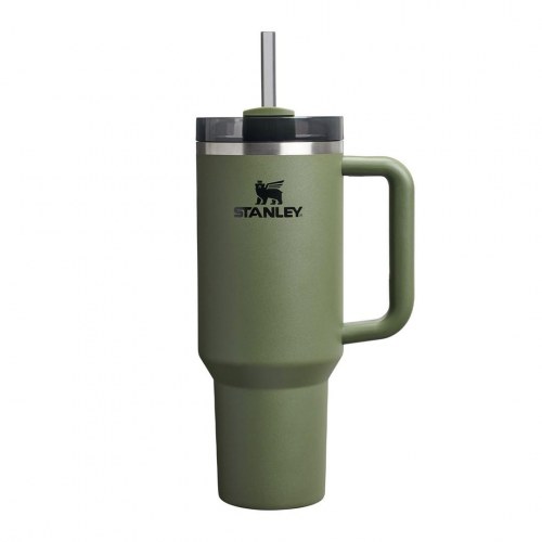 Termokrus med sugerør STANLEY Quencher H2.0 1,18 l - Dried Pine