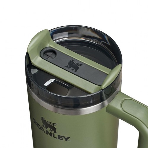 Termokrus med sugerør STANLEY Quencher H2.0 1,18 l - Dried Pine