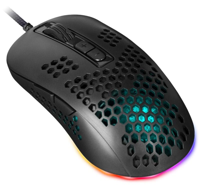 Gaming mus med kabel - Defender GM-620L Shepard, optisk, RGB, 7 knapper