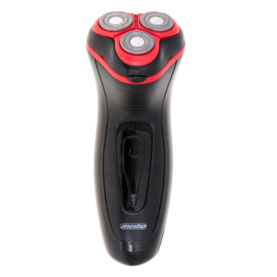 Barbermaskine med roterende hoveder Adler MS 2926 – sort/rød med trimmer