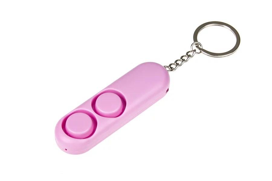 Personalarm GUARD Piranha med 2 sirener 130 dB - pink