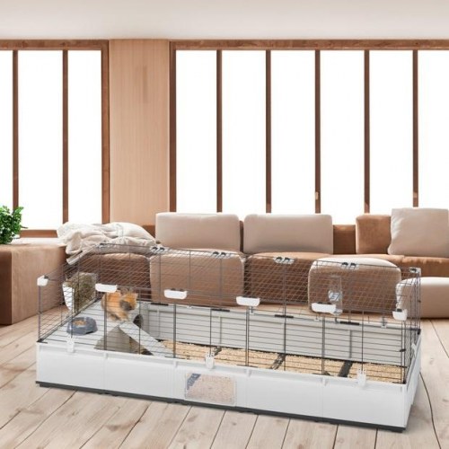 Kaninbur og marsvinebur FERPLAST Modular 4 – 179 × 72 × 56 cm