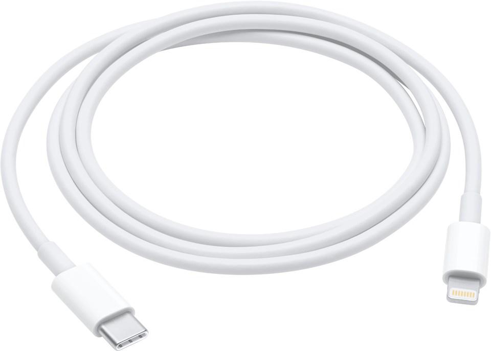 USB‑C til Lightning-kabel 1 m – Apple (hvid)
